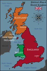 Political Map of United Kingdom