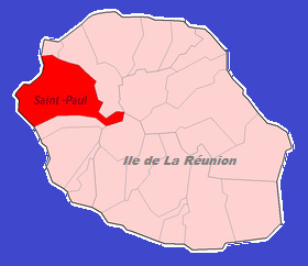 localisation Saint-Paul