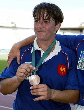 Nathalie médaille coupe du monde 2002 barcelone