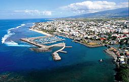 Saint-Pierre, vue du ciel.