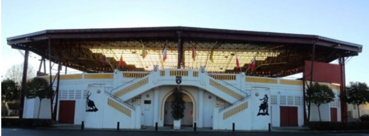 Les arènes… Lieu emblématique de Pomarez