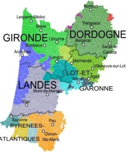 carte aquitaine - Wikipedia - Oie Blanche CC BY SA 3.0