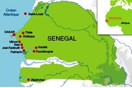 carte sénégal