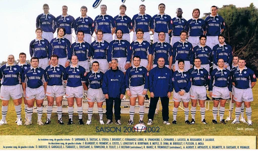 jef beltran équipe castres 2001-2002