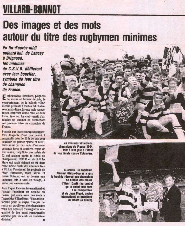 article presse minimes