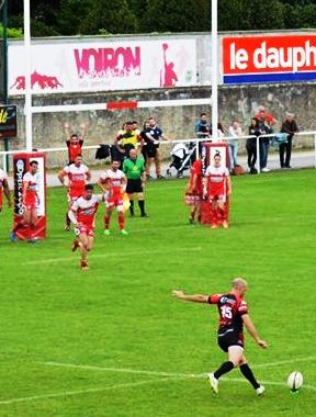 penalité contre voiron en 16eme avec annonay