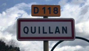 panneau entrée quillan