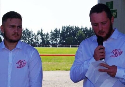 Clément Cassan et Florian Thuries / Coprésidents de la Jeunesse Sportive Caramanaise